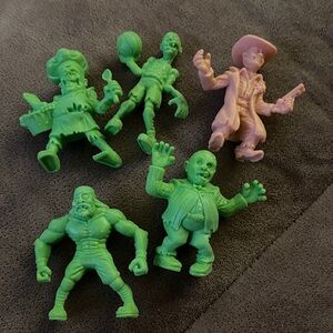 Colorful Monster Figurine Set for Kids